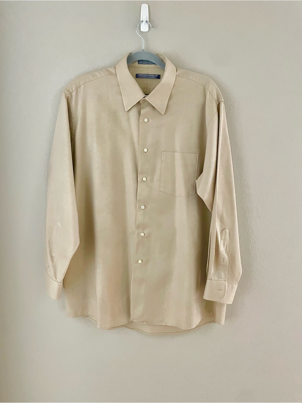 Forsyth of Canada Wrinkle Free Dress Shirt 100% 2Ply Ring Spun Cotton 16.5 32/33